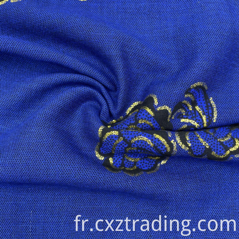 Rayon Fabric With Gold Powder Jpg
